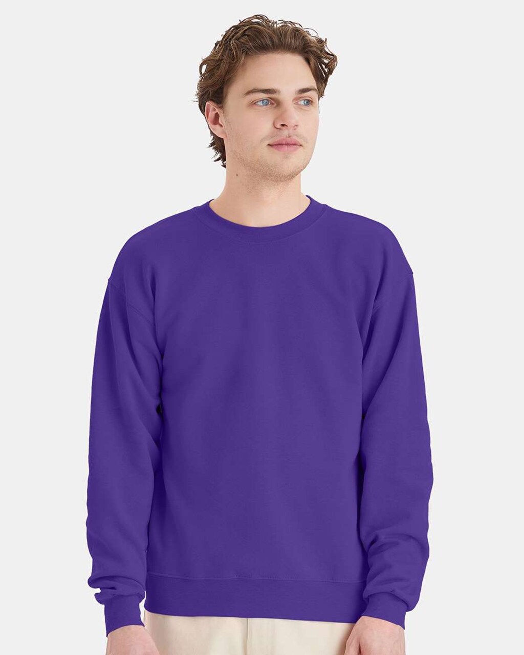 Hanes Unisex EcoSmart Fleece Crewneck Sweatshirt For Casual Wear